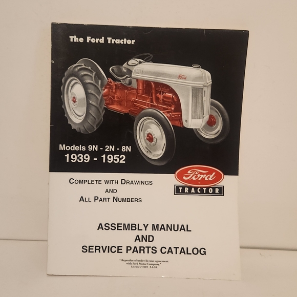 Ford | Other | Ford Tractor Models 9n2n8n 9391952 Assembly Manual And ...